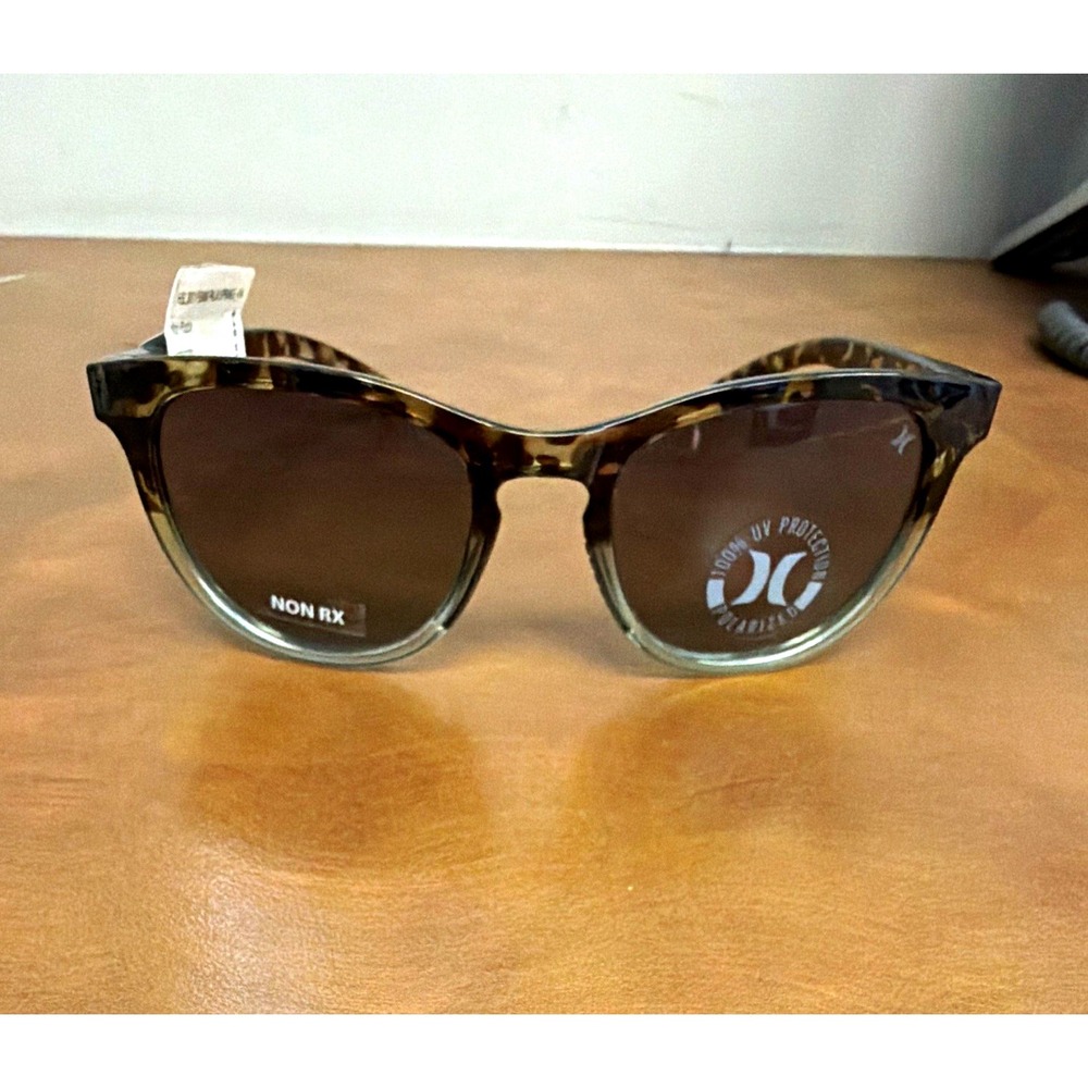 Hurley Palm Springs HSL3001PSWM 414 Tortoise Square Polarized UV Sunglasses